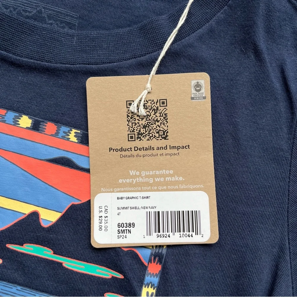Patagonia Baby organic cotton t-shirt - Picture 2 of 2
